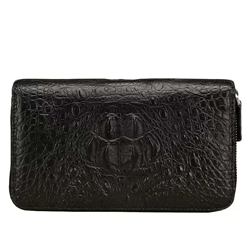 

lukani handbag male bag Man Crocodile Clutch New style wallet black