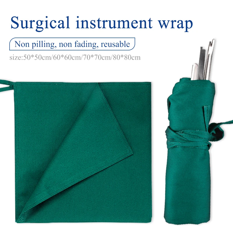 랩 천 구멍 수건 순수 면직물 얼굴 노출 구멍 수건 수술 도구 가방 도구 가방