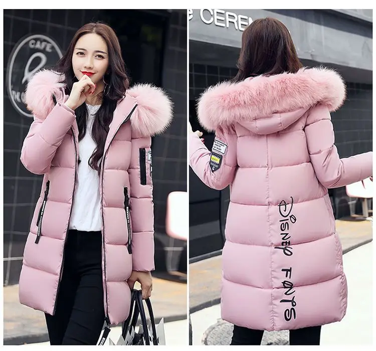 2023 new winter thickened warm parkas jacket women\'s western women\'s large medium and long down cotton jacket women clothing