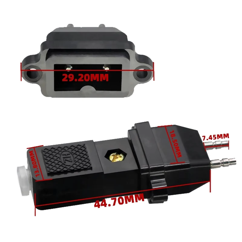 1/5/10PCS Two-wire Electric Screwdriver Plug 2-core Power Socket DC Power Plug Connector 2 Pins Black Small Two-wire Plug