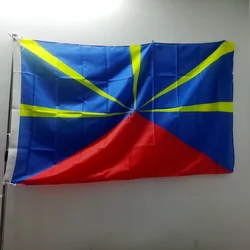 Reunion Island Flag Ootdoor Indoor Bedroom Decor 90x150cm Polyester