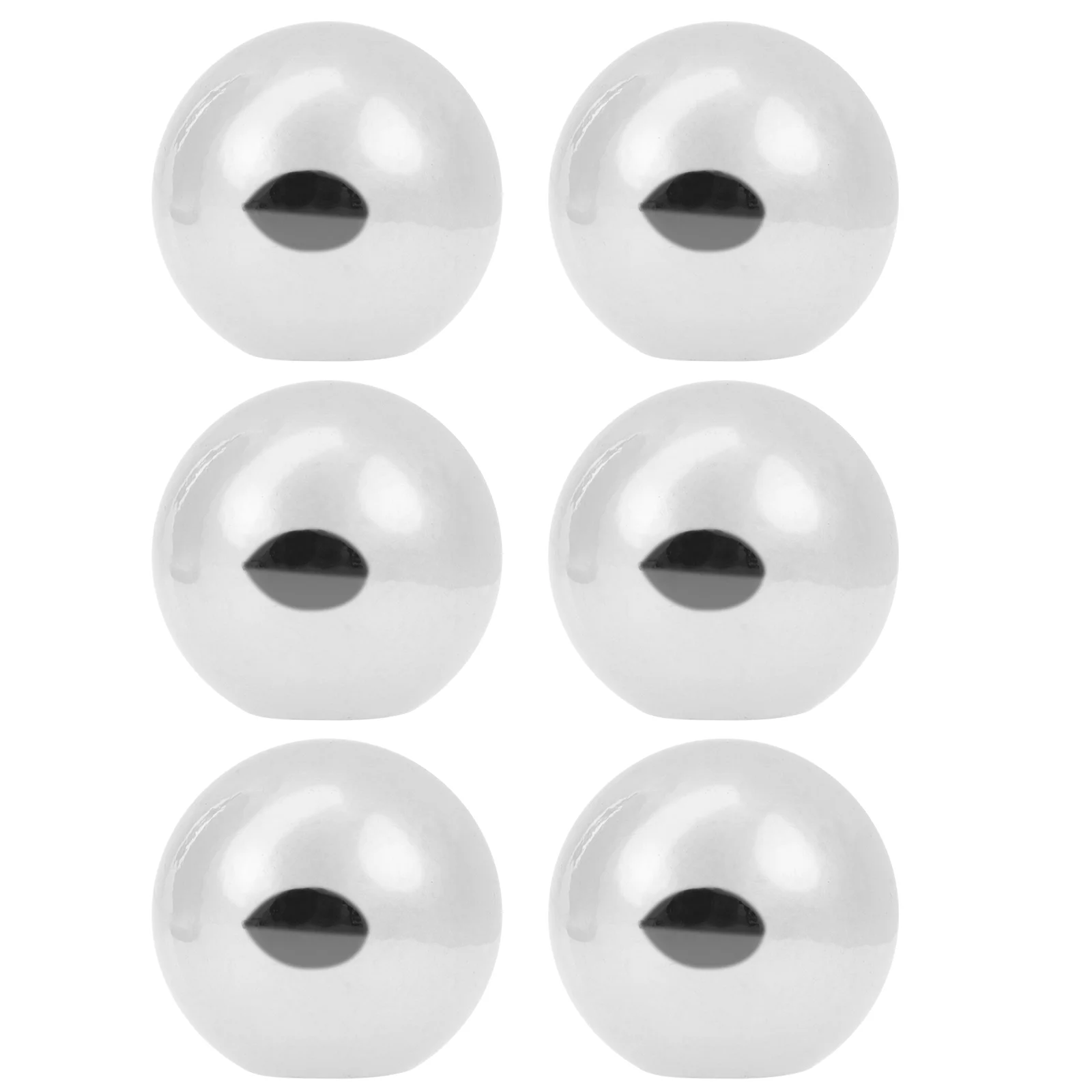 

6 Pcs Round Cap Knob for Lamp Shade Parts Finials Lugnuts Decor Decoration Chic Light Lamps Desk