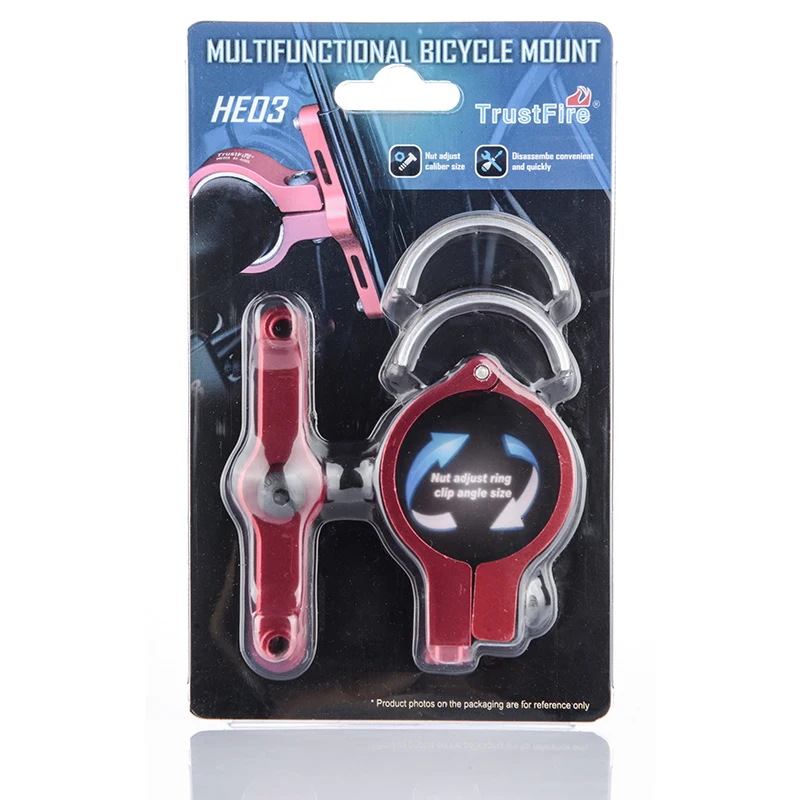 Trustfire HE03 Bike Water Bottle Holder Aluminium Alloy Bike Water Drink Holder for Road Bike Riding Accessories with Screws