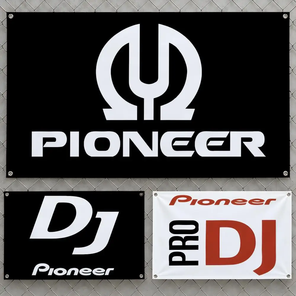 CDJ Flags Wall Rekordbox Hanging Flag DJM Brand P-Pioneer Banners For Birthday Parties D-DJ Outdoor Bedroom Dorm Room Decor