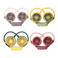 Neck Hanging Fan Portable Fan, 2 Speeds Adjustment Neckband Fan USB Charging for Jogging Summer Outdoor Activity Home Traveling