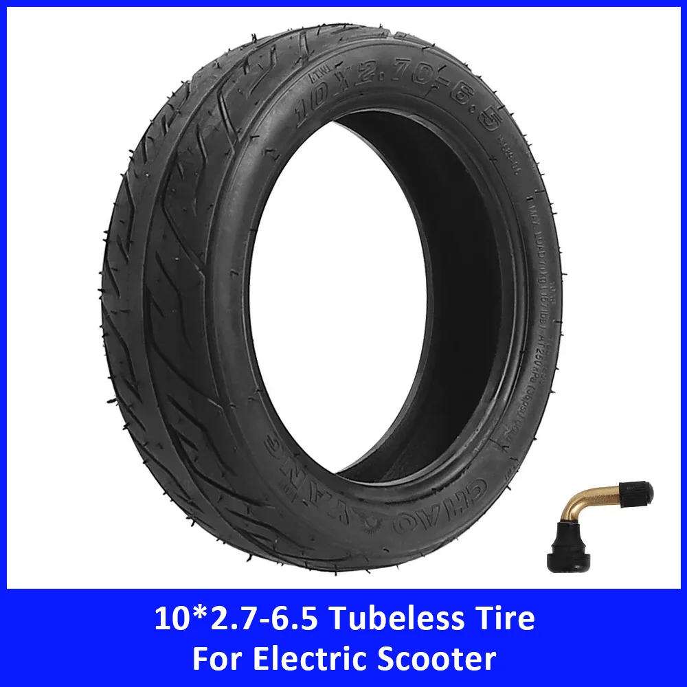 

10*2.7-6.5 Tubeless Tires for Balance Car Electric Scooter Accessories 10 Inch 10x2.70-6.5 Thickened Wear Resistant Vacuum Tyres