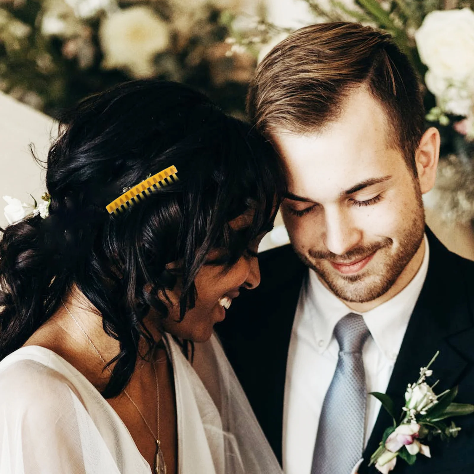 

5Pcs Multi Functional Hair Comb Uv Technology Anti Slip Design for Fine Hair Styling Straightening Bangs Fixation Multiple