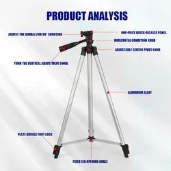 New Adjustable 360 Rotate 50cm-150cm Projector Tripod Stand Bracket DVD Player Floor Holder Laptop Stand Speaker Stand