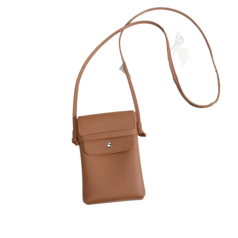 Mini Crossbody Phone Bag for Women 2026 New Trendy Vertical Small Shoulder Bag Soft Leather Multifunctional Purse view 5