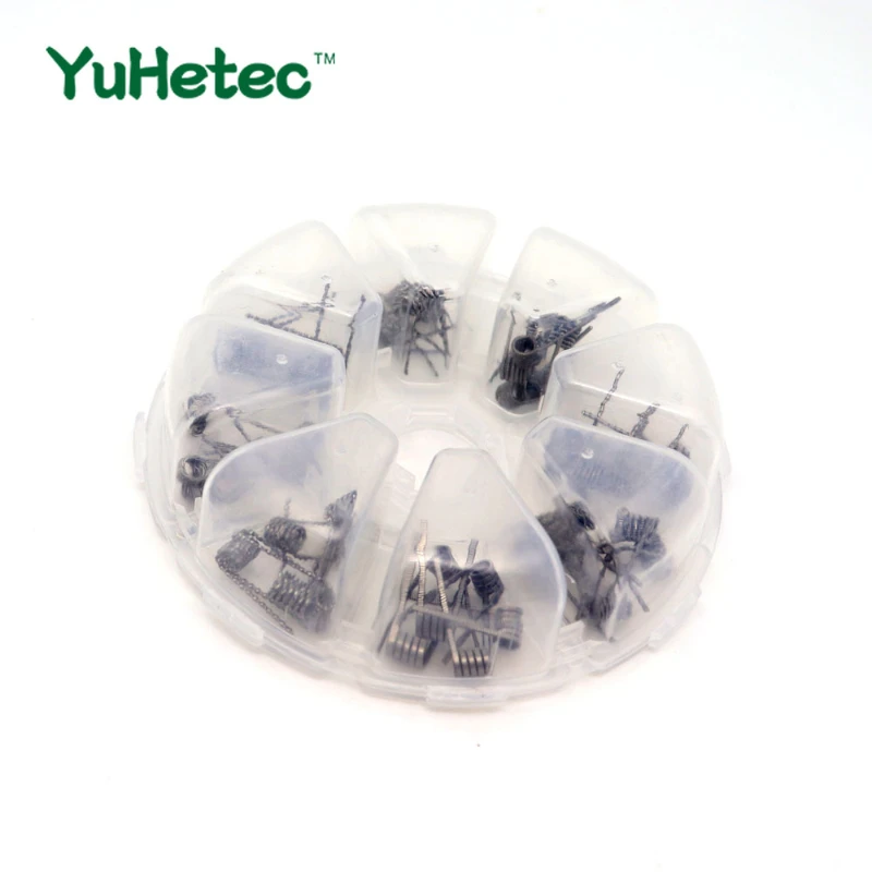 ขดลวดสายยูเอสบีไทเกอร์8 in 1คอยล์ที่สร้างไว้ล่วงหน้าขดลวดปีศาจ SS316มนุษย์ต่างดาวหลอมรวมกับ V1.5ห่วง rdamachine DIY