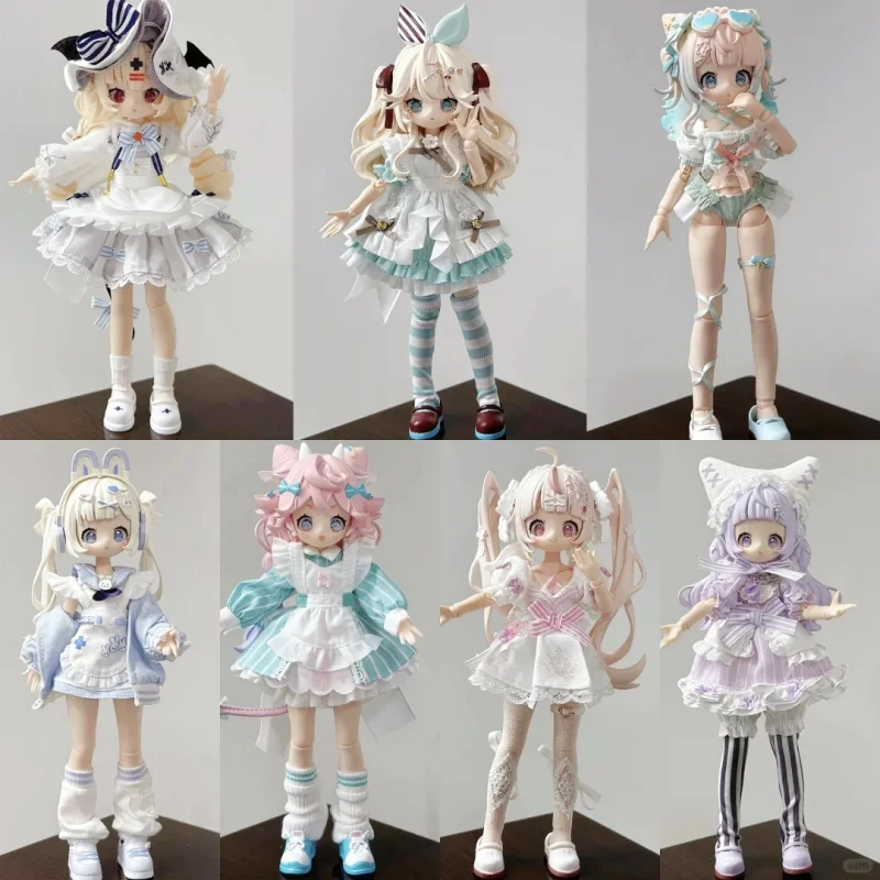 

New 1/8 Mjd Blind Box Onemore Movable Eight-Point Doll Toy Dessert Party Figurine Desktop Ornament Exquisite Collectible Gift