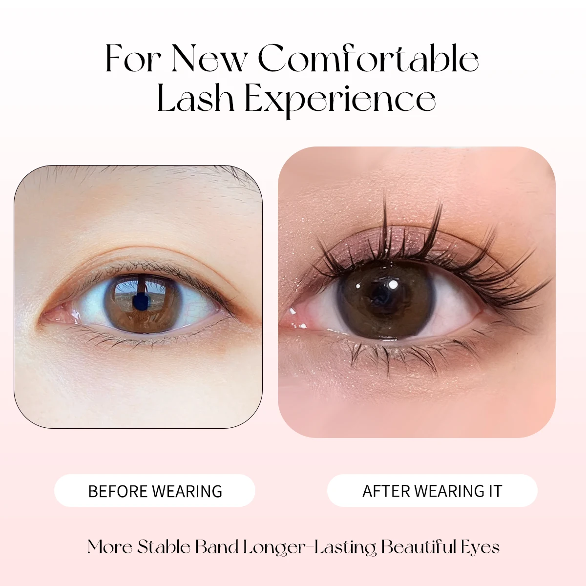 Natural Soft Manga Lashes 5 Pairs Long False Eyelashes Wispy Strip Lashes For Korean Ulzzang Makeup Style