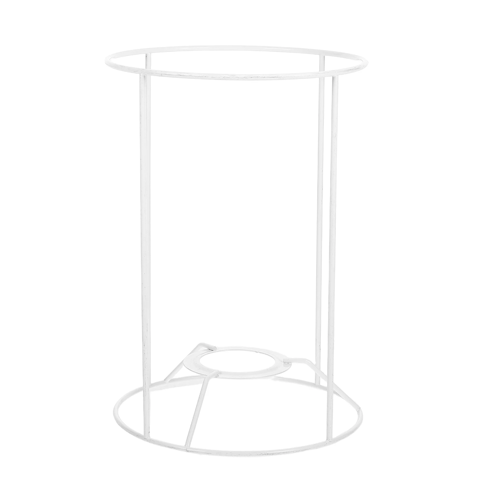 

Hand Woven Lampshade DIY Wire Frame Metal Iron Bulb Cage Cover 4 1cm Diameter Vintage Cylinder Lighting Accessories