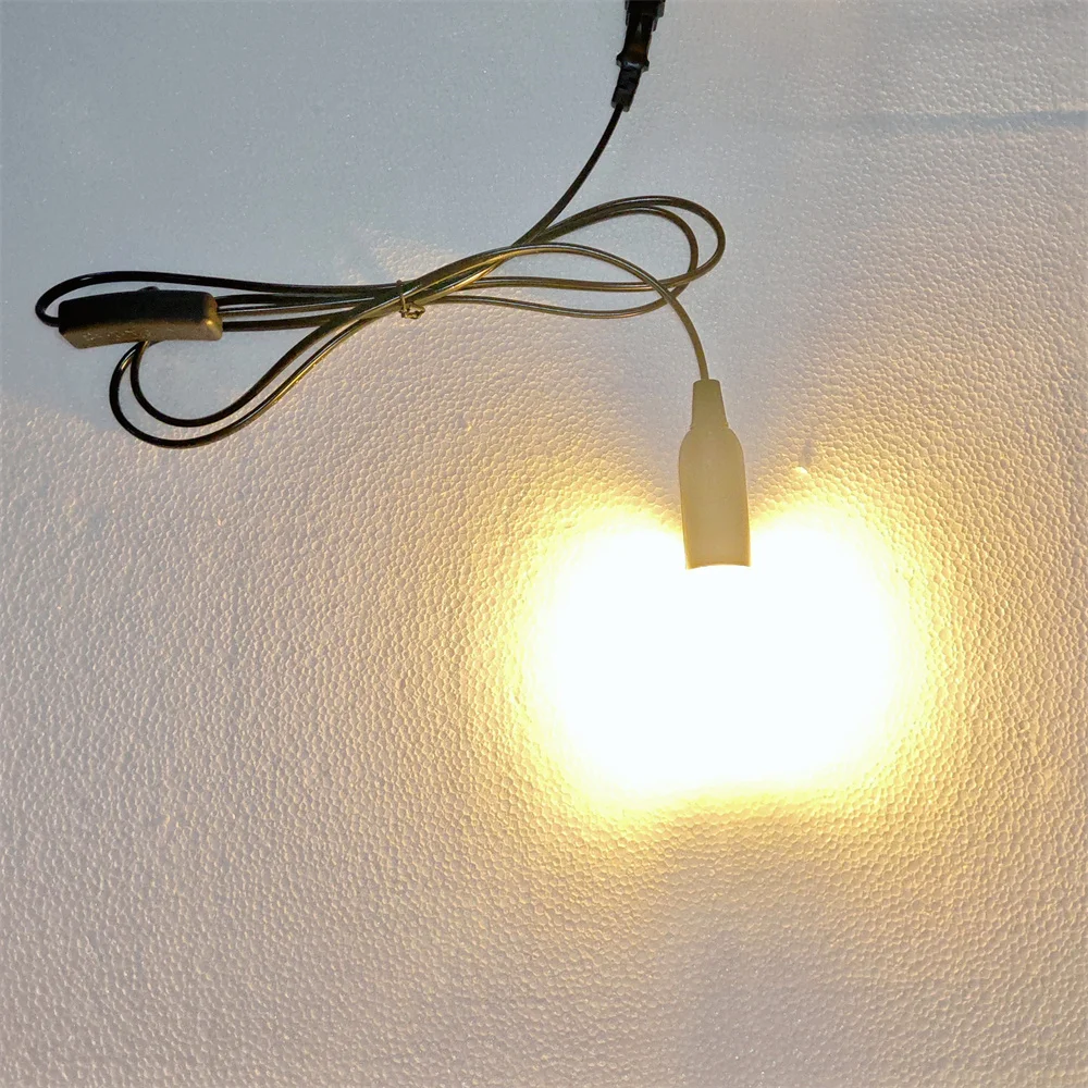 E14 Lamp Holder 1.8m EU/US/AU/UK Plug Power Cord Lamp Base Socket LED Pendant Light Head With 303 Switch Extent Cable