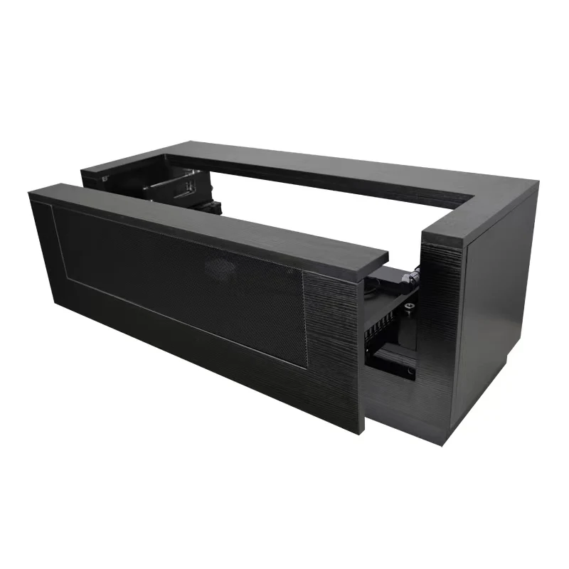 Wupro/ODM/OEM Smart UST Laser Projector Cabinet Living Room TV Stand Home Theater Projector Sliding Tray Stand