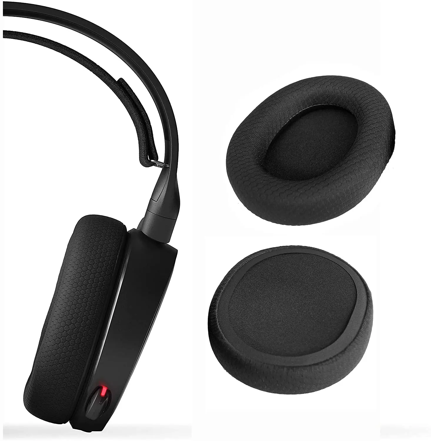 V-MOTA Earpads Compatible with Steelseries Arctis 7/5 / 3/1, Arctis Pro, Arctis 9X Wireless Headset,Replacement Cushions(1 Pair)