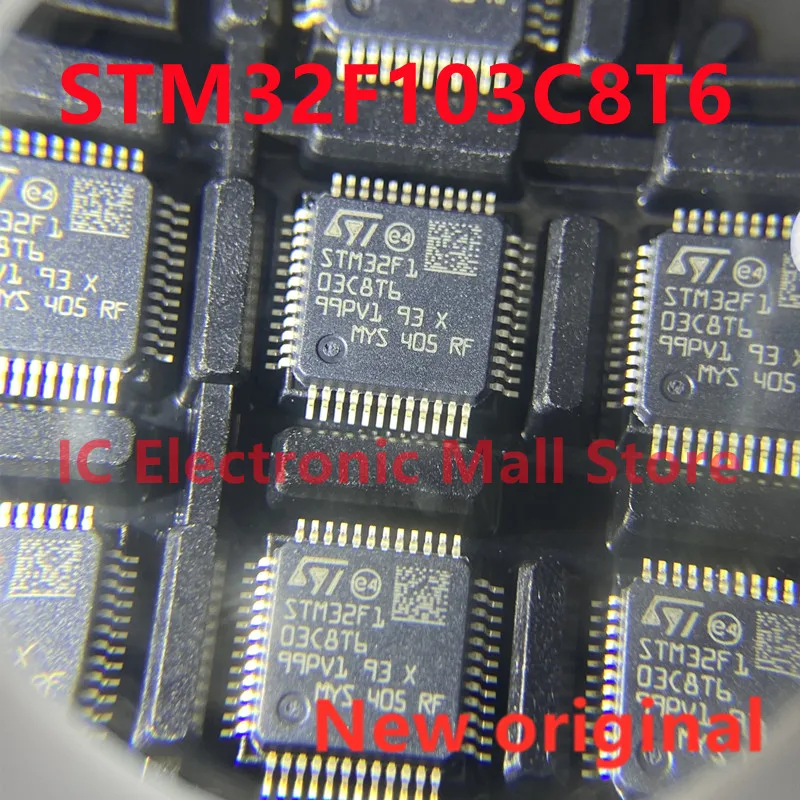 10PCS New original STM32F103C8T6 STM32F103 LQFP-48 ARM Cortex-M3 32-bit microcontroller -MCU STM32F103C8T6 chip