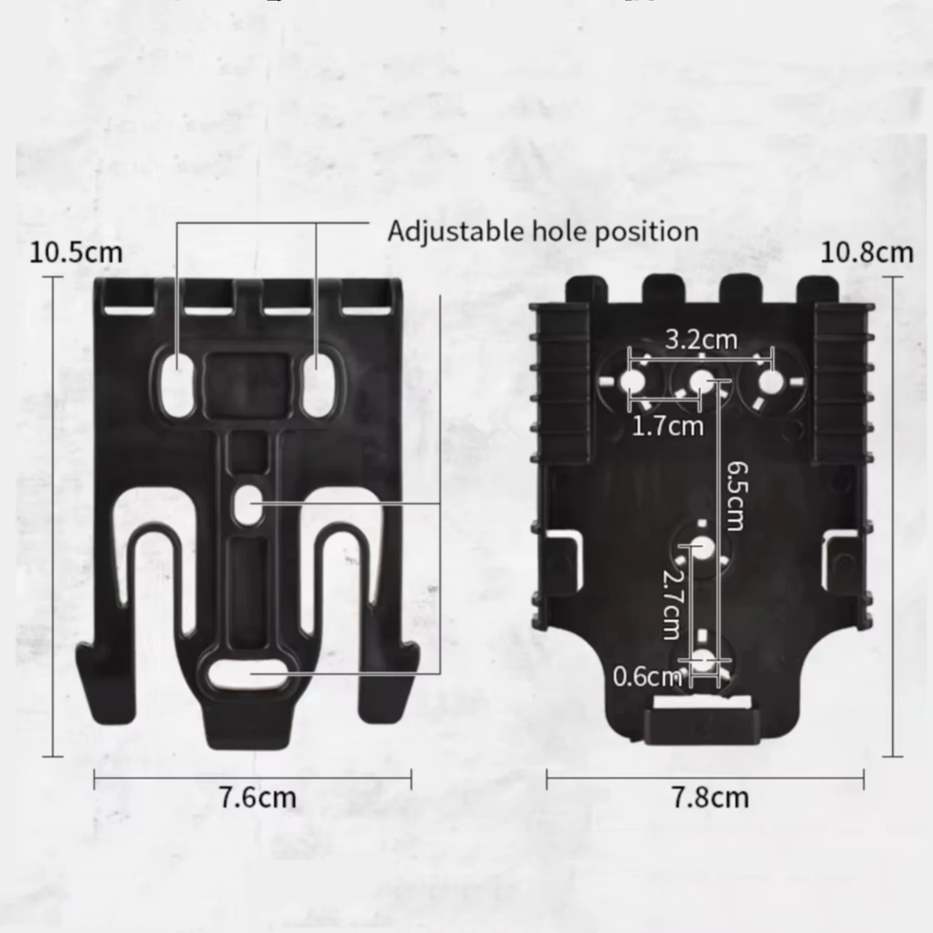 Universal QLS 19 22 Quick Locking System Kit Gun Holster Adapter Accessories Hunting Gear Plate Platform with Screws