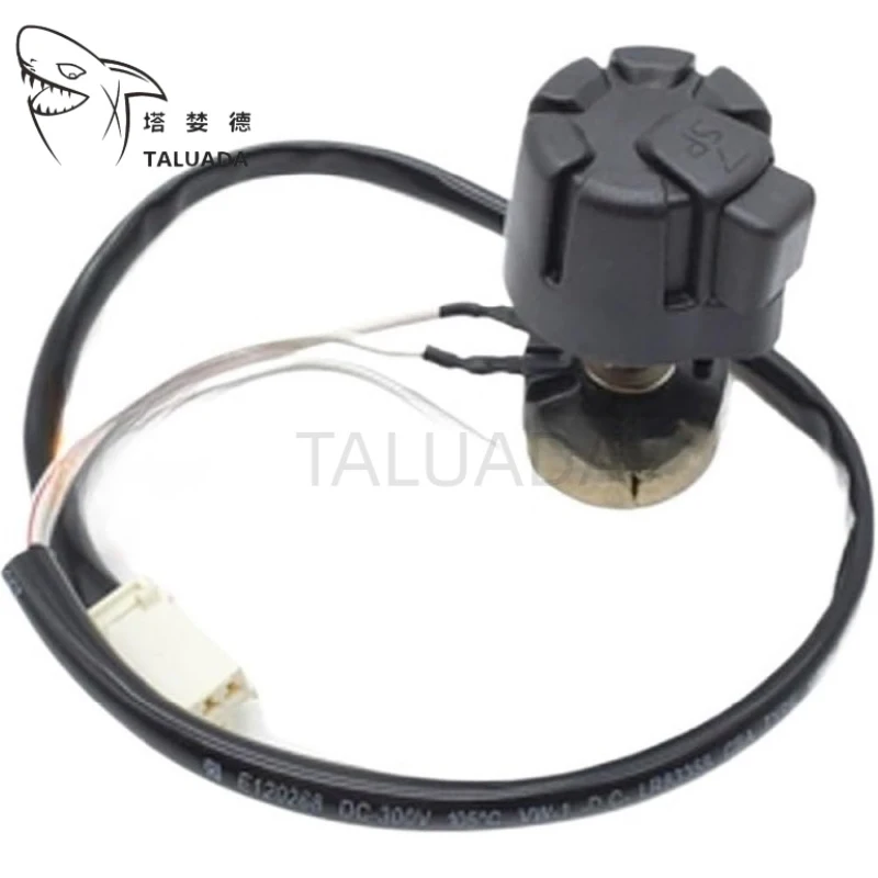 Throttle Knob For SH 210 240 260 300 350 365A3/-5 ABS Alloy Steel Rotary Switch Controller Excavator Control Parts High Quality