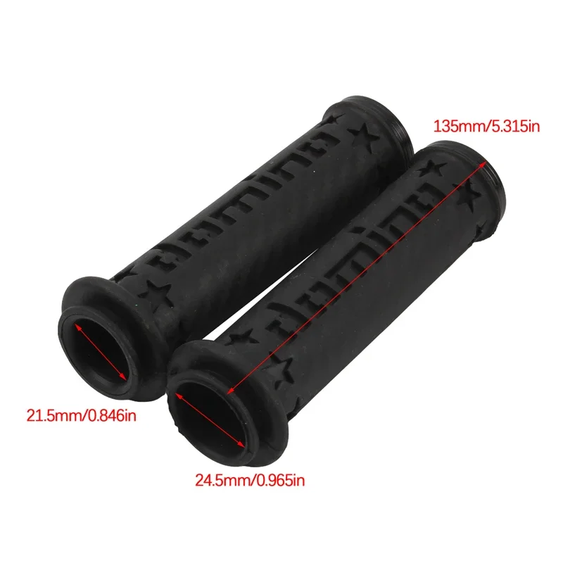 Universal Motorcycle Domino Rubber Handlebar Grips Non-Slip Handle Covers for Electric Scooter Modification Accessories