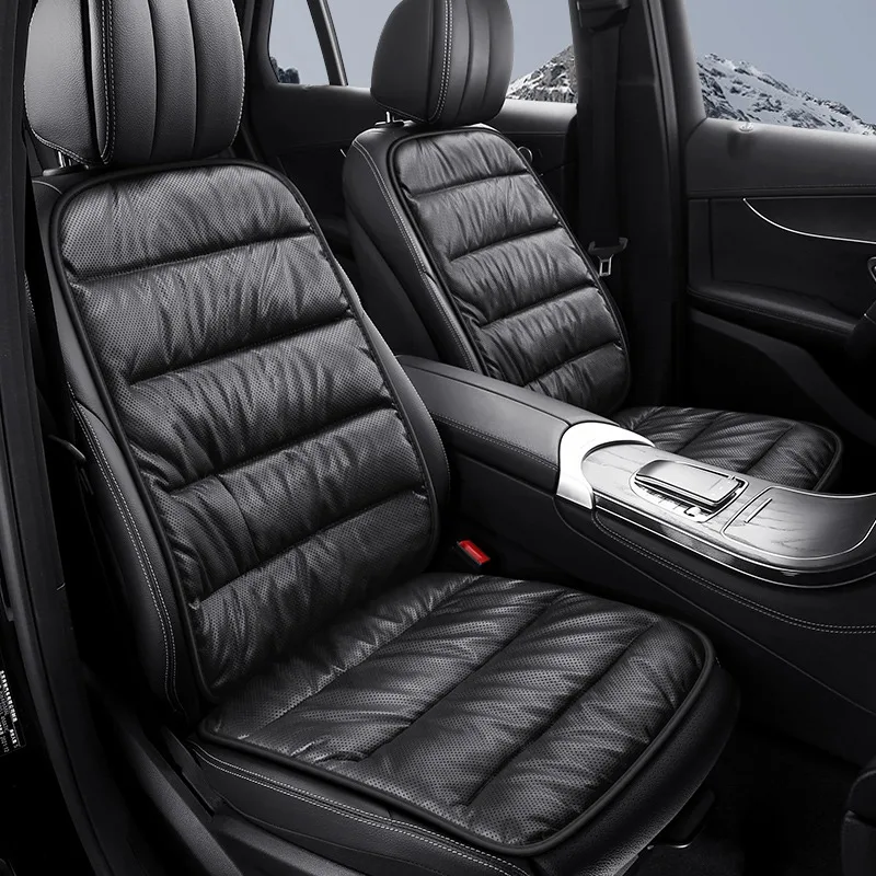 

2 Seats Premium Perforated PU Leather Car Seat Covers With Plush Padding Cloud Like Comfort Easy Installation Stylish