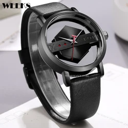 Transparent Watch For Men Hollow Concept Dial Wristwatch 30M Waterproof Simple Minimalist Male Reloj Hombre Relogio Masculino