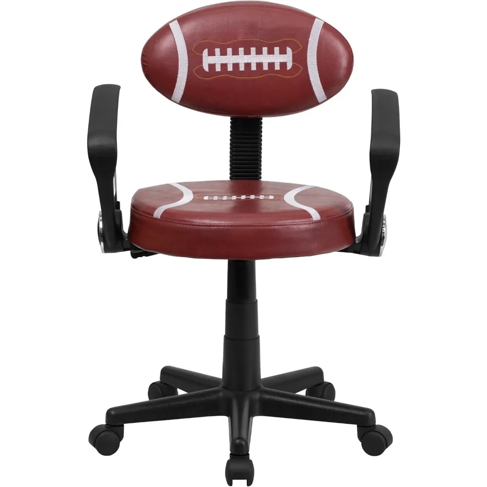 كرسي مكتب مهام دوار لكرة القدم من EMMA + OLIVER بأذرع