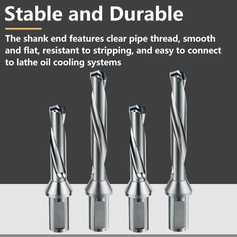 UFS TAP 1PCS CSJ Crown Drill Front Lock Type 3D/4D/5D Internal Cooling Diameter 32.0-39.9mm Carbide Bit Standard Indexable Drill