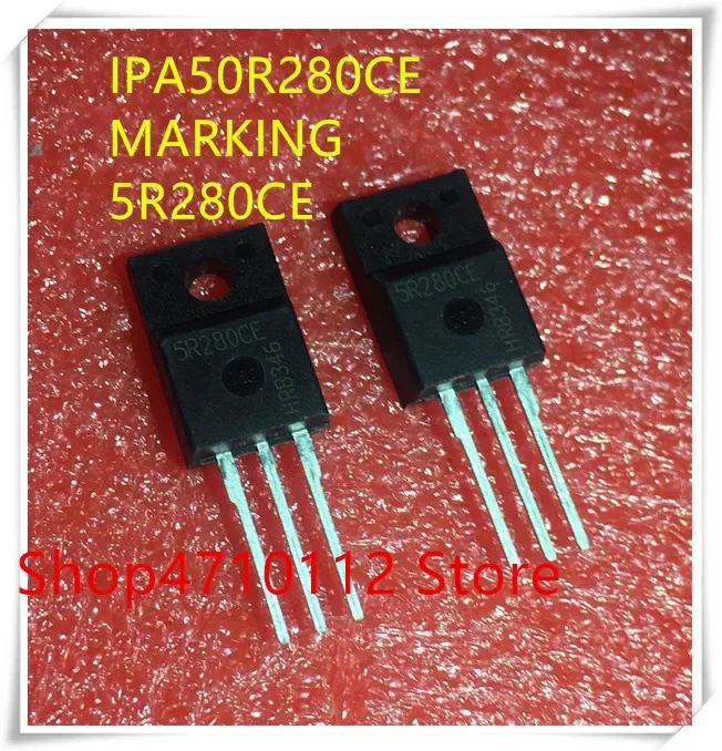 NEW 10PCS/LOT  IPA50R280CE IPA50R280 MARKING 5R280CE TO-220F IC