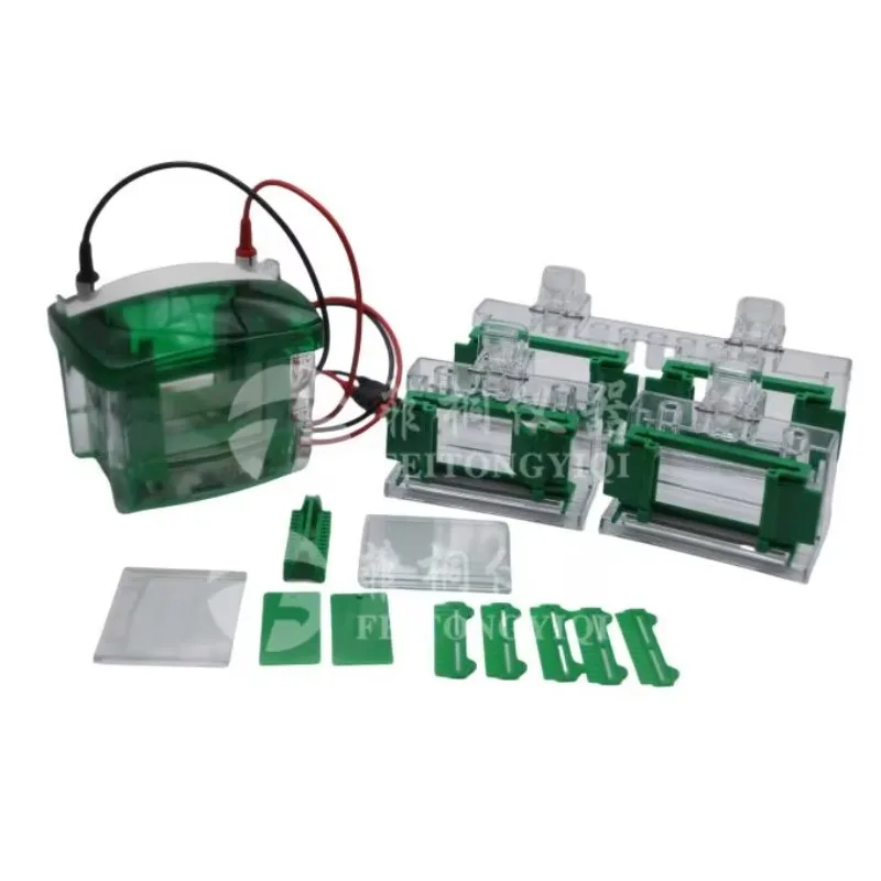 

EPT-VT02 Protein Vertical Electrophoresis Cell for Gel Size 83x73mm Small PAGE Gel Electrophoresis Tank