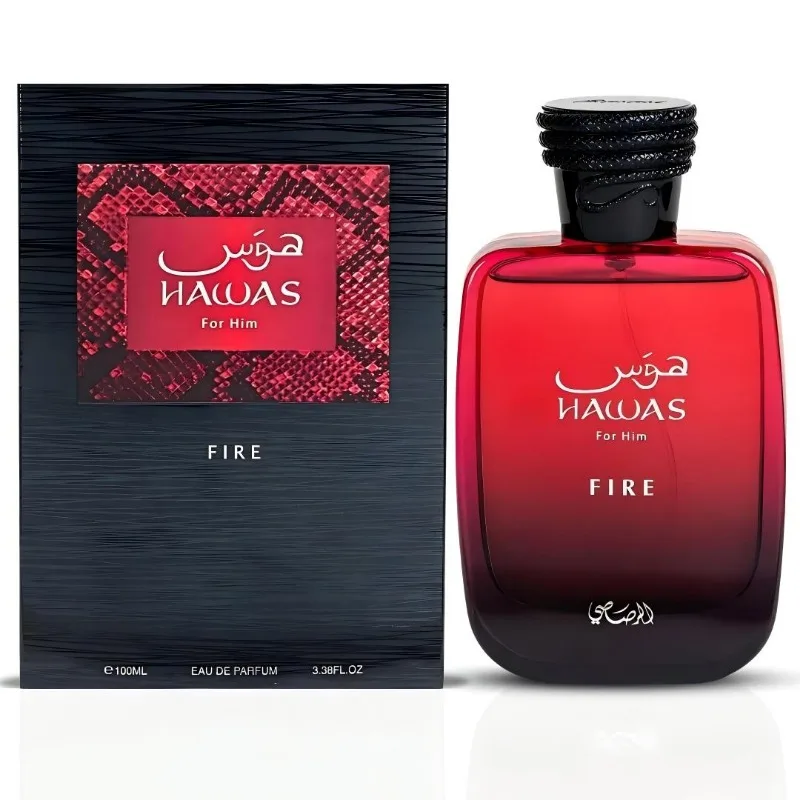 100 مللي RASASI Hawas Fire Eau De Parfum فرمون عطر المرأة العربية فرمون كولونيا رجل يجذب الجنس الآخر