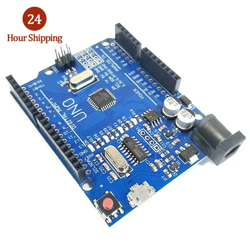 For UNO R3 Development Board ATMEGA328P CH340 / ATEGA16U2 Compatible For Arduino with Cable R3 Proto Shield Expansion Board