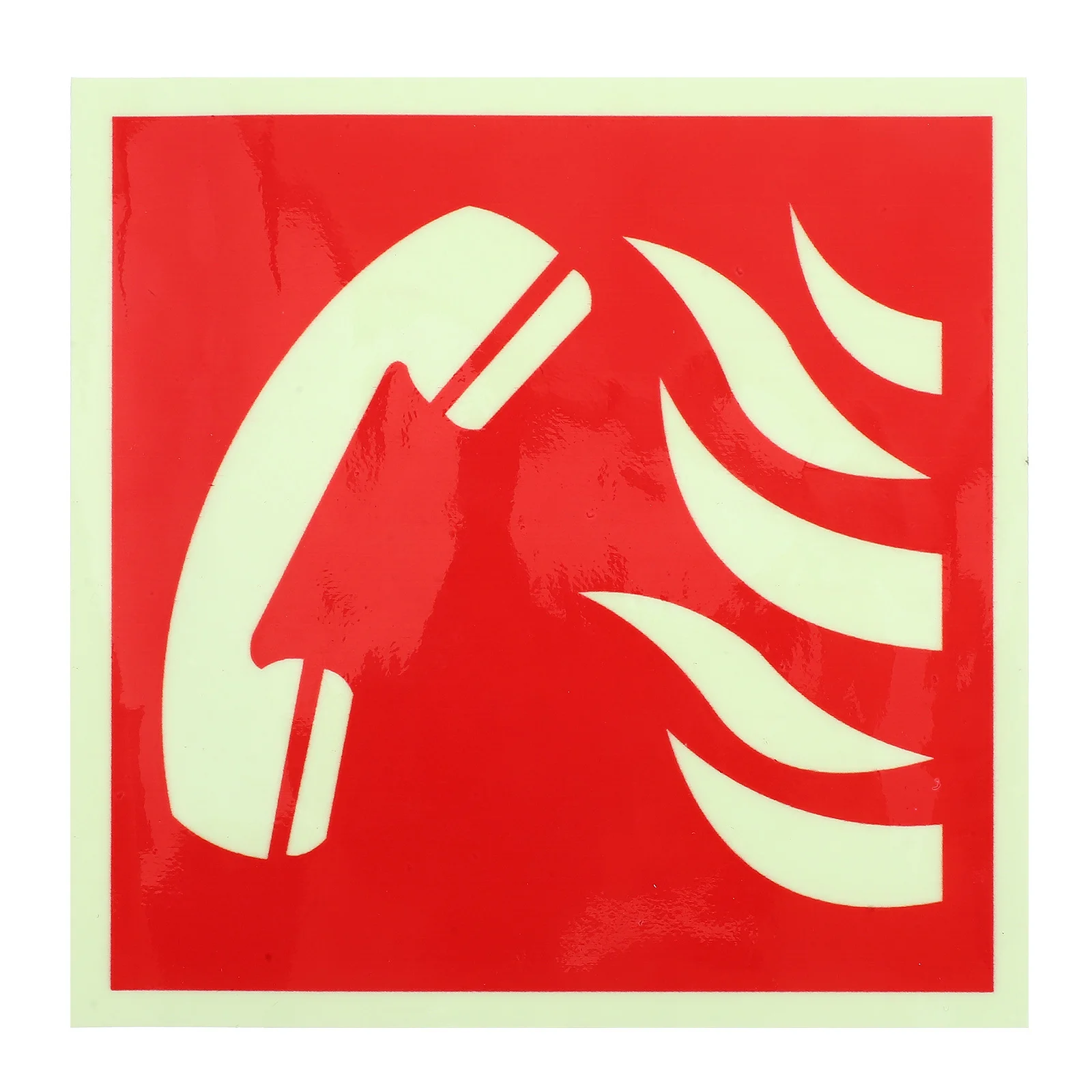 Fire Reporting Phone Number Decal Scratch Resistant Weatherproof High Visibility for Underground Facility Instruction Basement