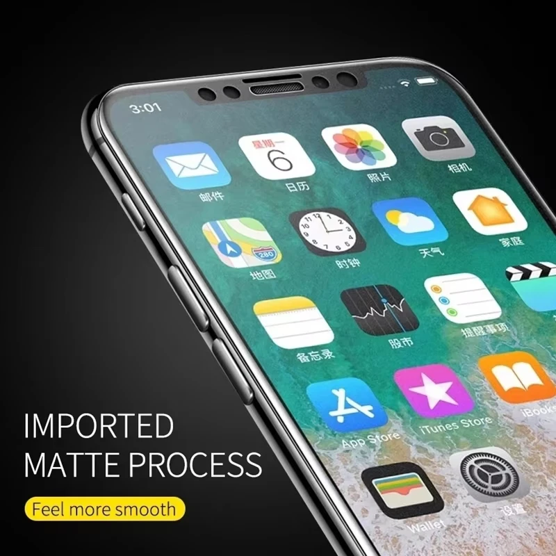 1-5PCS Matte Ceramic Screen Protector For iPhone 17 Pro Max Air 13 11 16 15 14 12 Mini XR Xs X 7 8 Plus SE Soft Protective Film view 5
