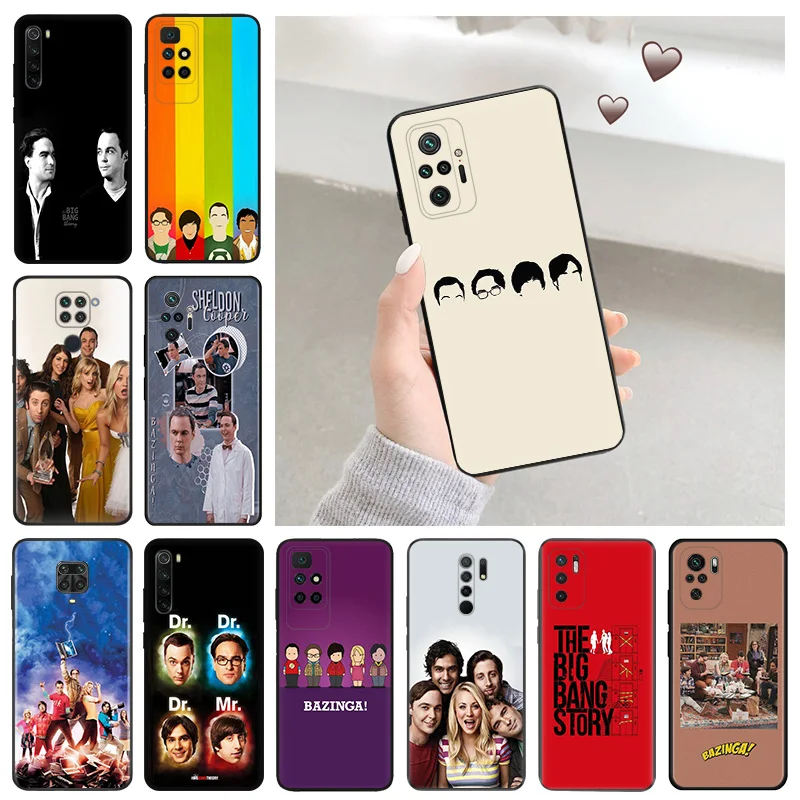 The Big Bang Theory Anti-Drop Soft Phone Case For Redmi K60E K40 K50 Gaming K40S Note 8 8t 7 Pro Xiaomi 11 Lite 11t 10 10t Cover