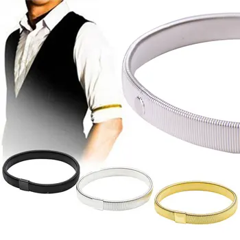 1Pc Unisex Rekbare Elastische Metalen Mouw Jarretels Mannen Elastische Arm Band Mouw Houder Party Bruiloft Kleding Accessoires