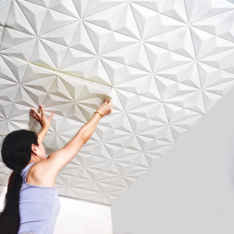 Factory direct: new products, new designs - soft wall and ceiling covering leather panels for bedroom decoration, 4d soft wall