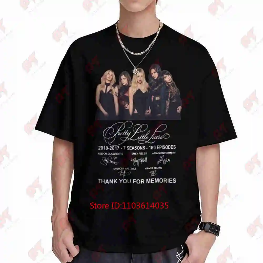 Beautiful Little Scammer Signature Series 7 Years Pretty Little Liars Short Sleeve Tee 100% Cotton T-Shirt