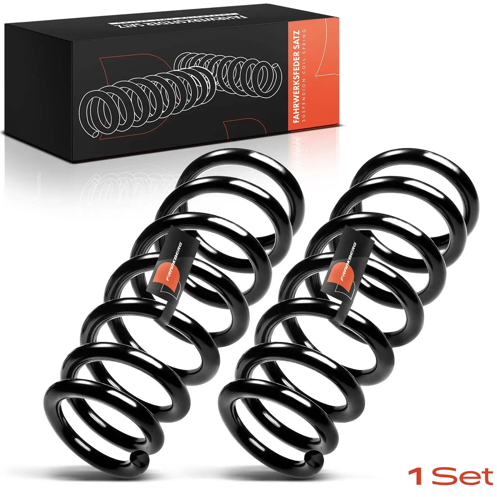 Frankberg 2x Fahrwerksfeder Vorderachse für BMW X5 E70 3.0L 2006-2013 RA3898 31336778113 31336778112
