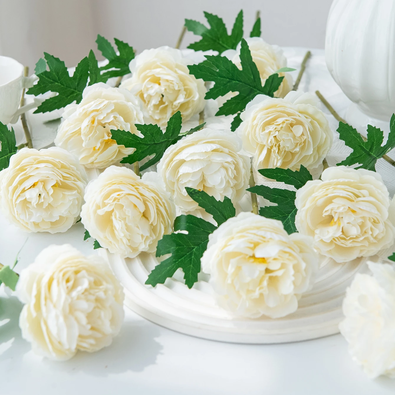 5 stücke Künstliche Blumen Seide Pfingstrose Valentinstag Hochzeit Brautsträuße Outdoor Hof Hause Zimmer Dekor Kranz Diy Box Geschenk