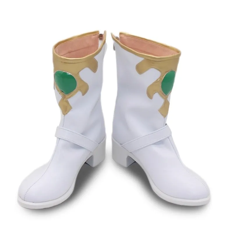 Anime hououji fu cosplay sapatos femininos festa cavaleiro mágico rayearth cosplay botas de couro macio do plutônio para festa de halloween casual