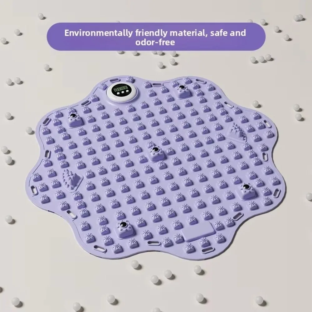 

Массажная подушка для ног с таймером, противоскользящий утолщенный коврик для бега, кровообращение, расслабление мышц, доска для точечного массажа