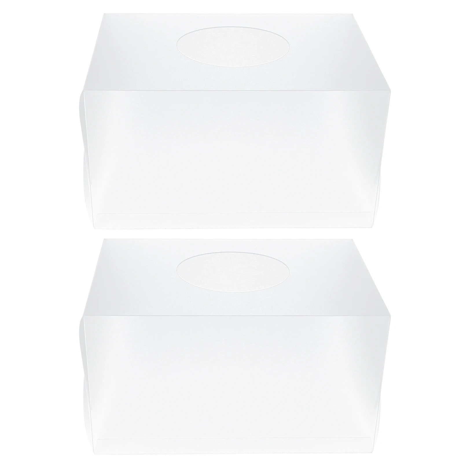 

2Pcs Lottery Box Transparent Acrylic Storage Bin PP Material Large Capacity Tickets Container Promotional Box Decorative