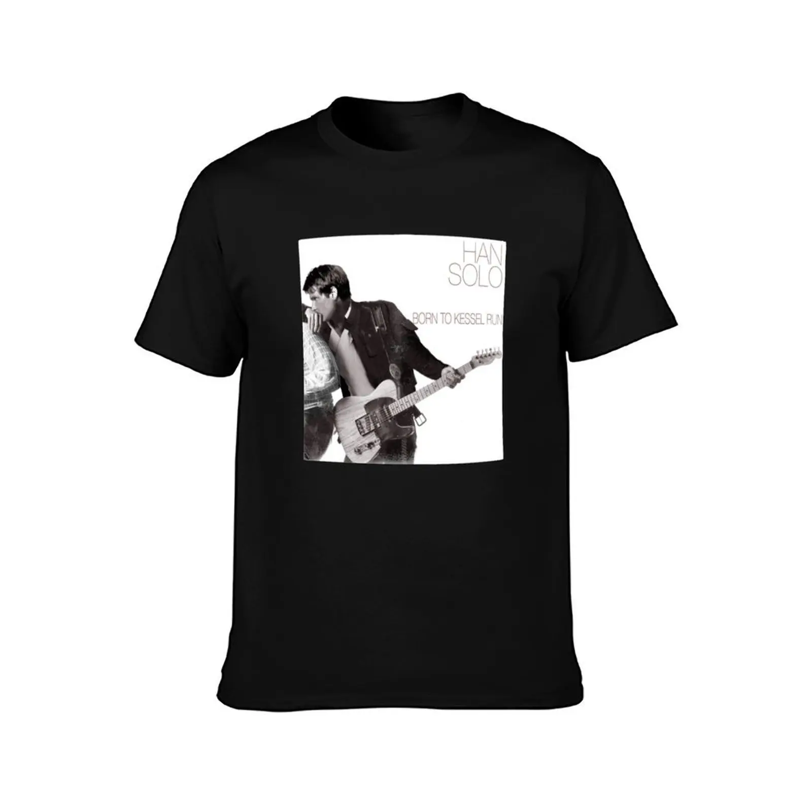 Born to Kessel Run (Vinyl Album Version) T-Shirt, Summer Casual Cotton Tee, Oversized Streetwear Tops, Vintage Graphic Print