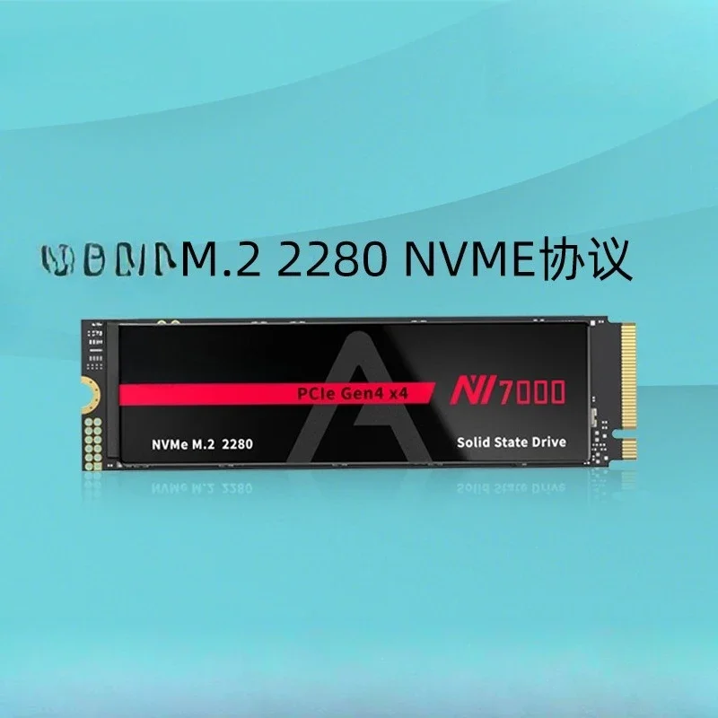 Netac محرك الحالة الصلبة NV7000 Series 1T 2T كمبيوتر ألعاب PS5 وحدة تحكم ألعاب PCIE4.0 عالية السرعة SSD