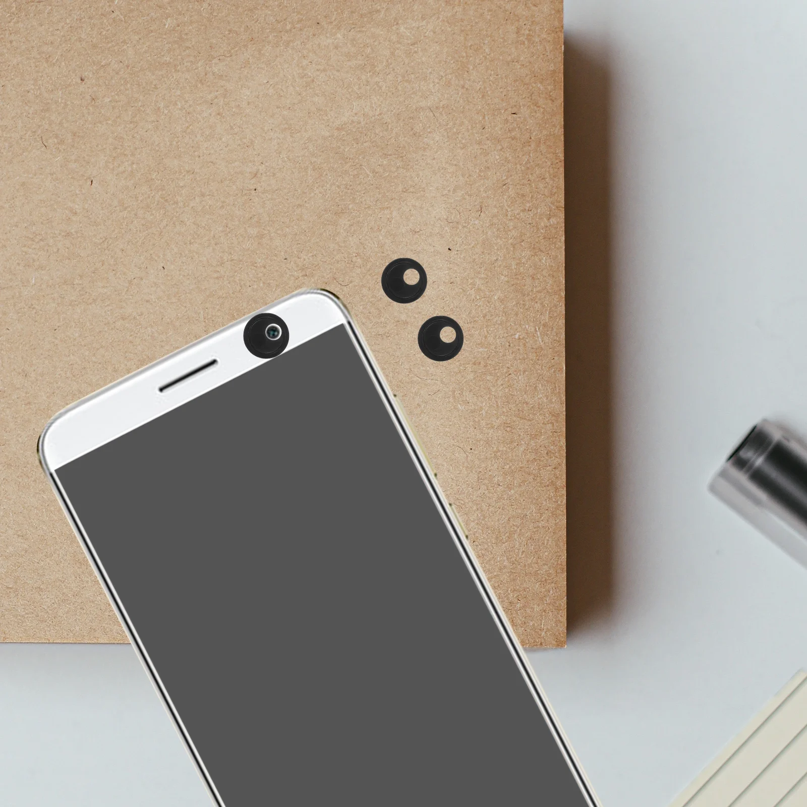 

3 Pcs Camera Cover Lens Protector Webcam Slider Cover Sliding Webcam Case for Phone Computer Durable Round Decorative