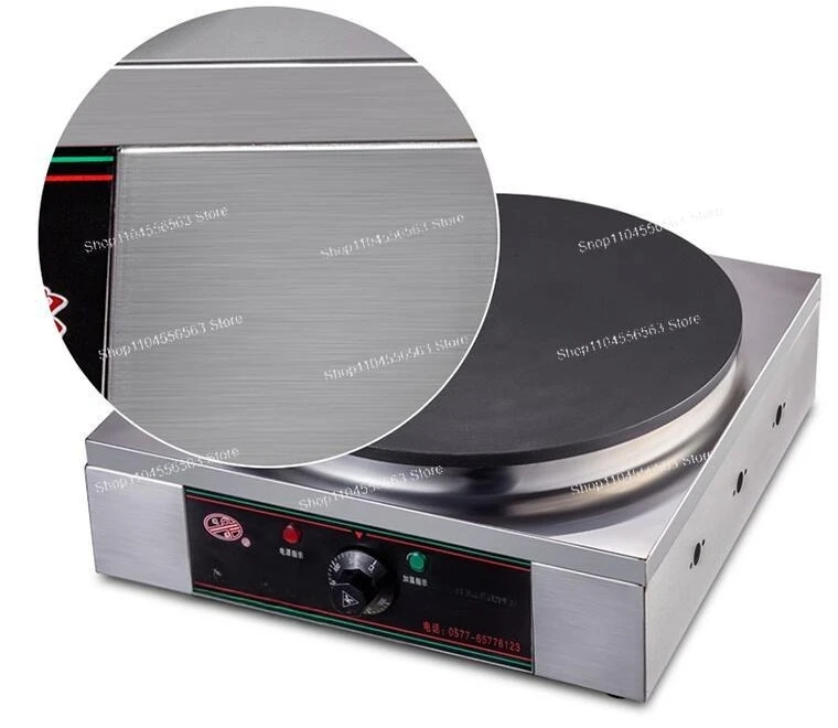 

Коммерческая электрическая блинница, машина для изготовления блинов, автоматическая машина для жарки, термостат, сковорода из нержавеющей стали