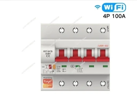 

WiFi smart home circuit breaker app timing leakage protection meter power zigbee air smart switch