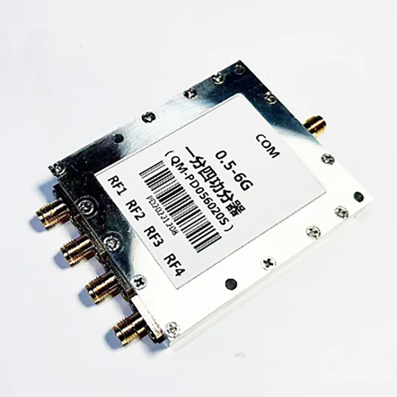 0.5-6G 1 to 4 power splitter Broadband power splitter 2.4G 5.8G power divider SMA combiner