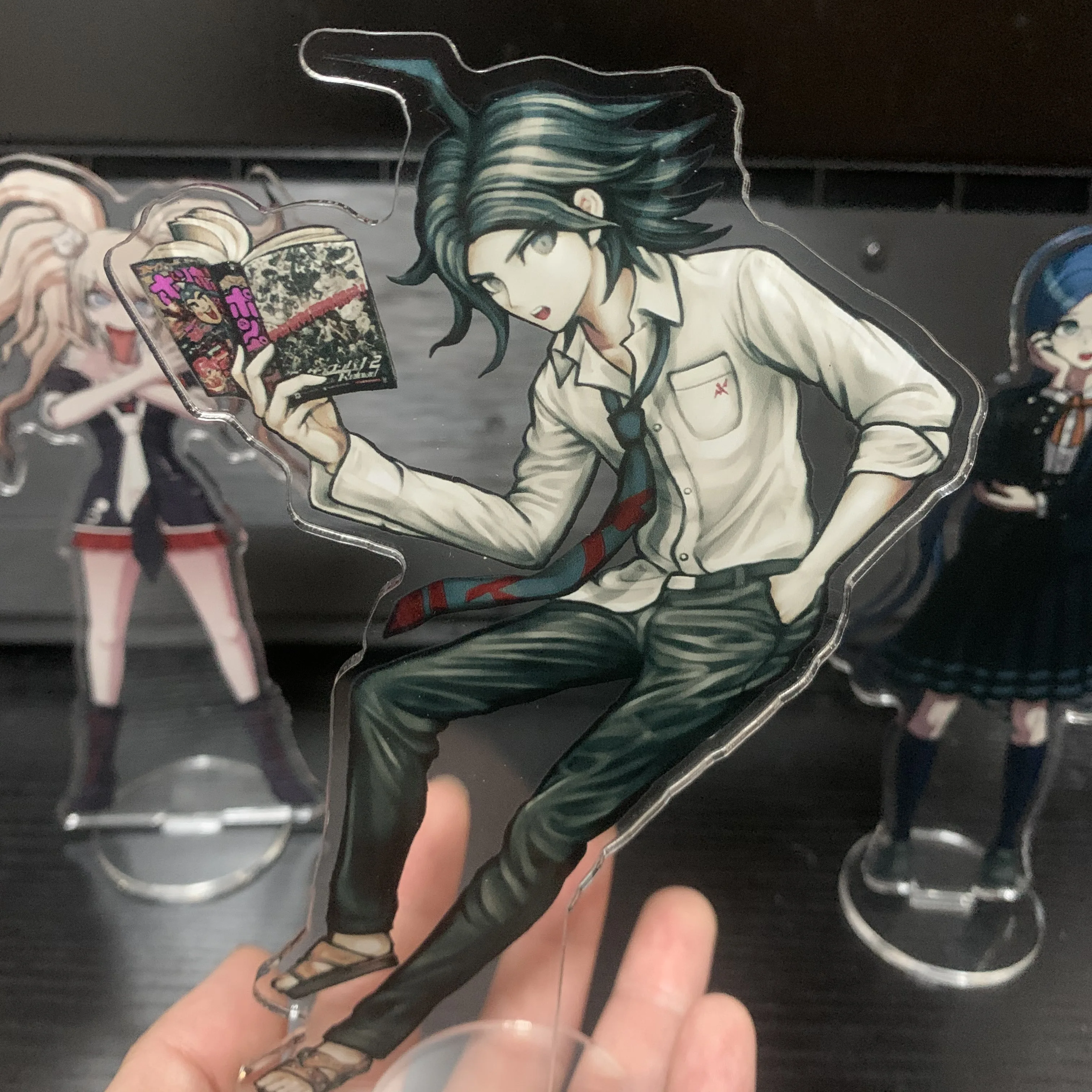 Danganronpa Anime Figures Nagito Komaeda Naegi Makoto Kirigiri Kyouko Maizono Sayaka Cosplay Acrylic Stand Model Fans Xmas Toys